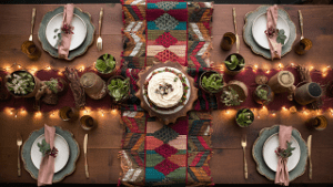 Sustainable Decor and Guilt-Free Feasts